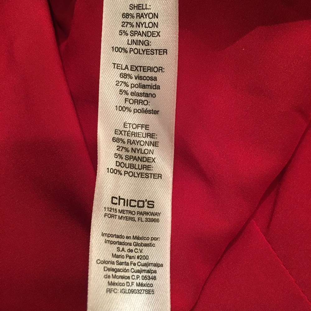 CHICO’S - Ponte Cape SS Jacket - Picture 7 of 8